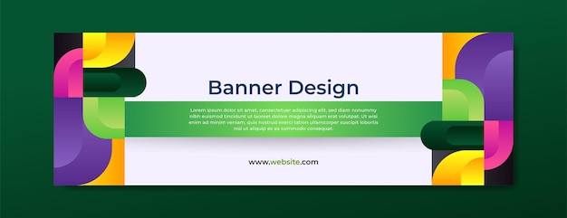 abstract geometric mosaic banner background with shadow suit for business corporate banner backdrop presentation and much more Premium Vector