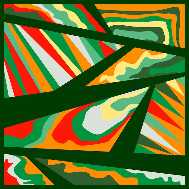 Abstract geometric pattern background Pucci style