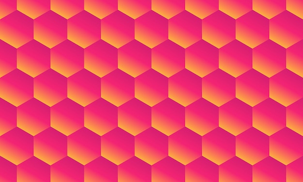 Abstract Geometric Shape Hexagon Background, Geometric Abstract Background With Hexagons