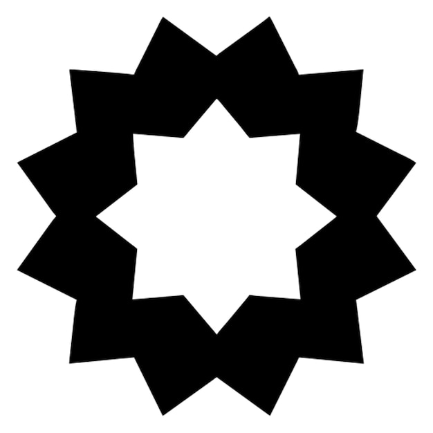 abstract geometric shape pictogram