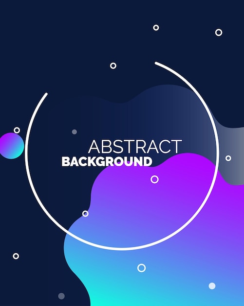 abstract geometric shapes fluid gradient elements background