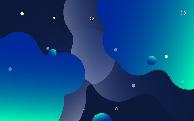 abstract geometric shapes fluid gradient elements background