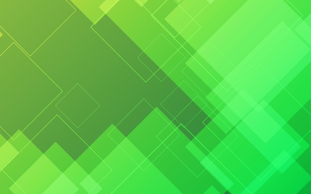 abstract geometric shapes on a green background