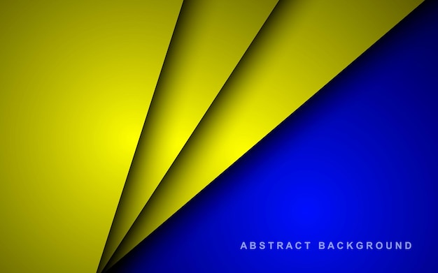 Abstract geometric theme blue and yellow squares overlapping background for graphic design