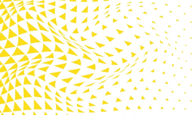 Abstract Geometric Triangle Grid with Wavy Distortion Effect