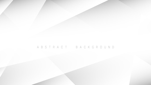 Abstract geometric white and gray color background, vector illustration.