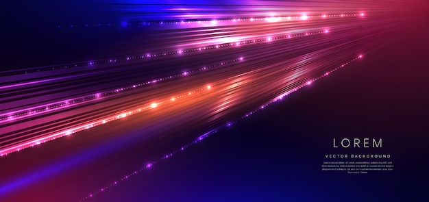Abstract glowing lines of light and energy background