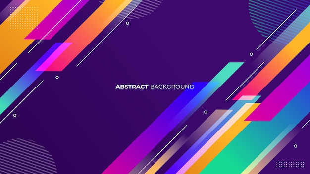 abstract gradient colorful background