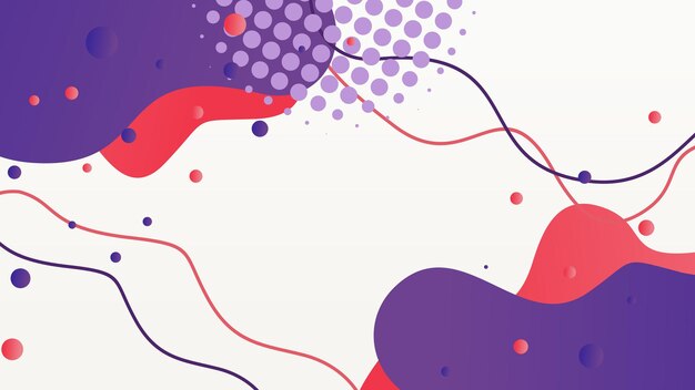 abstract gradient dynamic fluid shapes background design template