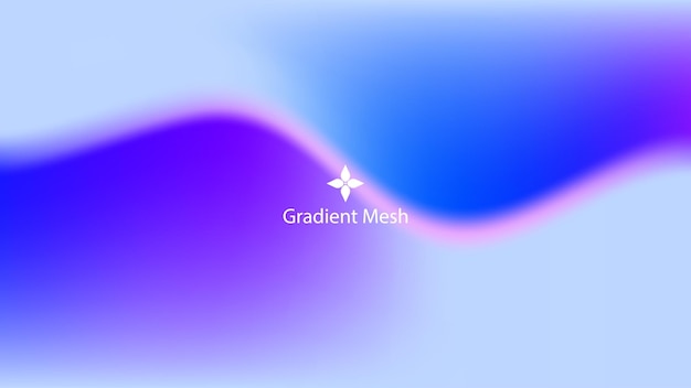 Abstract Gradient Mesh with a Wave
