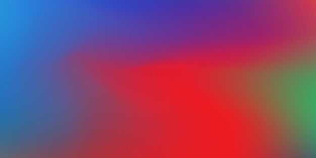 Abstract Gradient of Red Blue Purple and Green