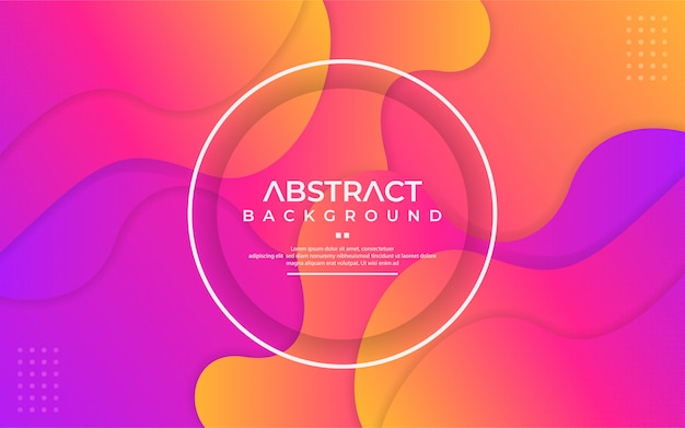abstract gradient shapes background