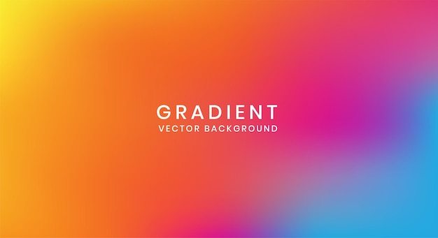 Abstract gradient vector background vibrant colors