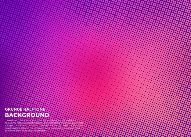 Abstract gradient vignette Halftone grunge design background