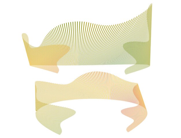 Abstract gradient wave shape with dynamic lines Futuristic digital design big data neural networks blockchain innovation modern backgrounds technology presentations and creative projects