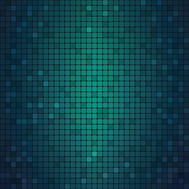 Abstract Green Mosaic Background Design