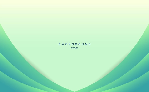 abstract green shape elegant background template design
