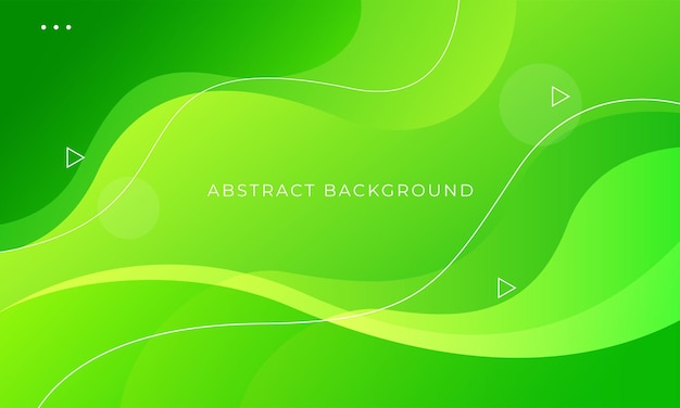 abstract green wave background illustration for poster or banner wallpaper design