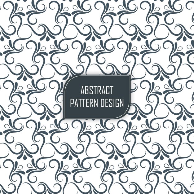 Abstract grey organic pattern on a white background