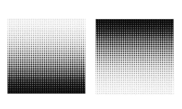 Abstract grunge halftone square shapes background design vector
