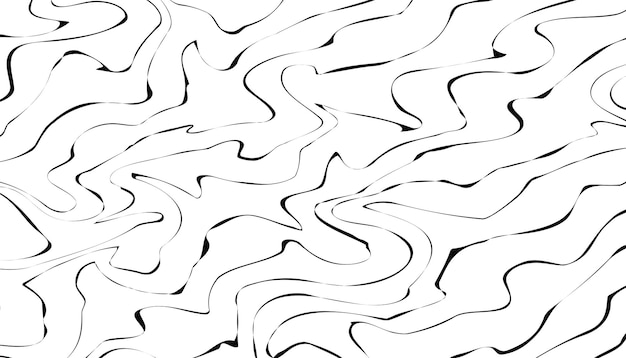 abstract halftone black and white wavy lines textured background