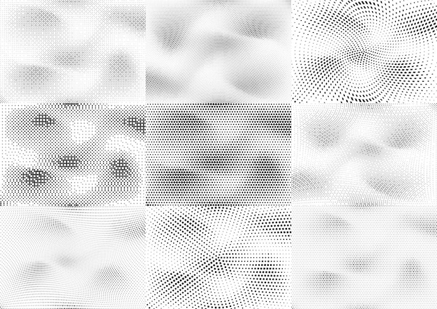 abstract halftone dotted grunge pattern texture. retro comic pop background. vector modern grunge background for posters, sites, business cards, postcards, interior design.