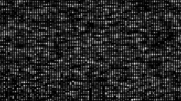 Abstract halftone texture Vector dots background White particles of different sizes
