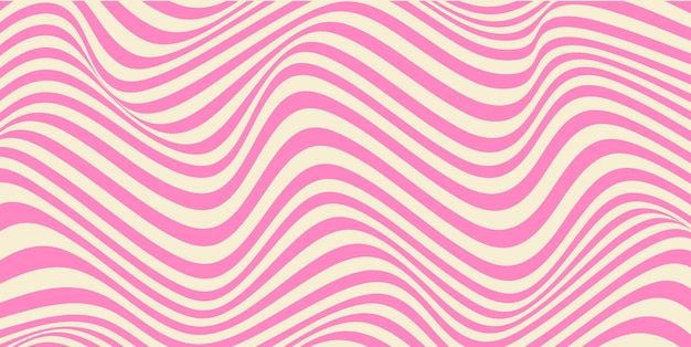 Abstract horizontal background with colorful waves Trendy vector illustration