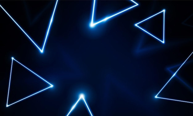 abstract key door open light out technology and with neon triangles hitech communication concept innovation background vector design