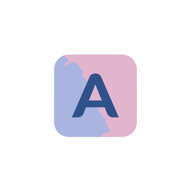 Abstract Letter A Logo