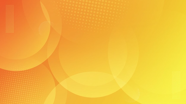 Abstract light yellow background with circles