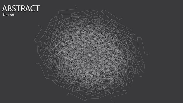 ABSTRACT LINE ART