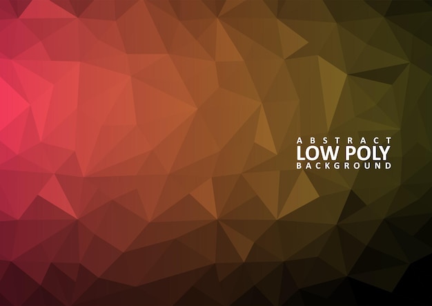 abstract low poly background with triangle shapes