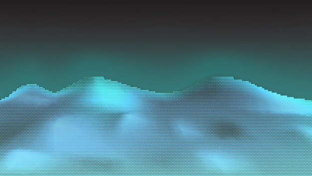 Abstract Low Poly Pattern Terrain Background