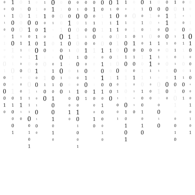 abstract matrix background binary computer code coding hacker concept vector background illustration