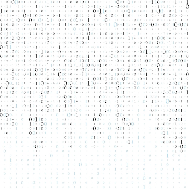 abstract matrix background binary computer code coding hacker concept vector background illustration