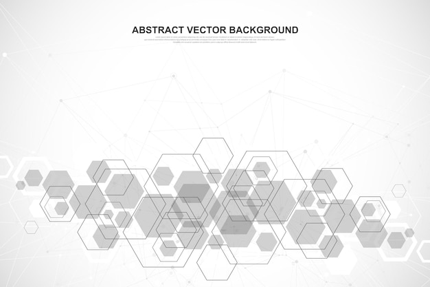 Abstract medical background dna research molecule genetics genome dna chain genetic analysis art con