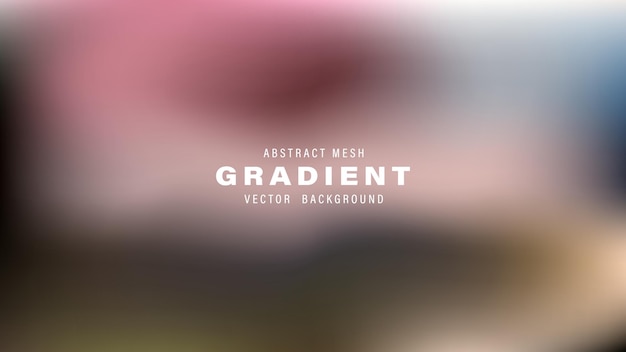 Abstract Mesh Gradient Vector Background Blurred Colors Soft Hues Smooth Texture Design Template