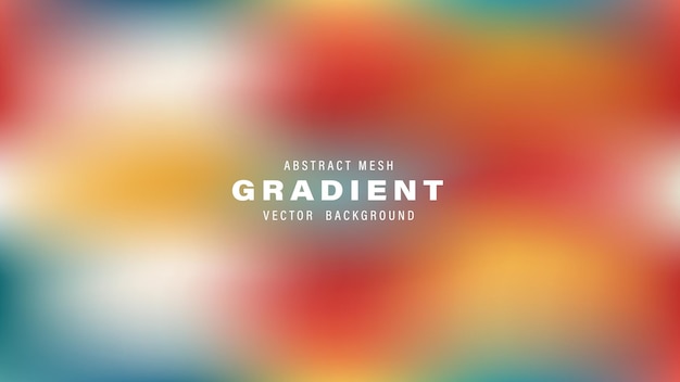 Abstract Mesh Gradient Vector Background Colorful Smooth Blurry Seamless Design Texture Patter