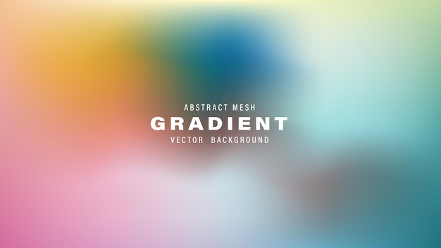 Abstract Mesh Gradient Vector Background Colorful Smooth Blurry Soft Pastel Vivid Dreamy Desi