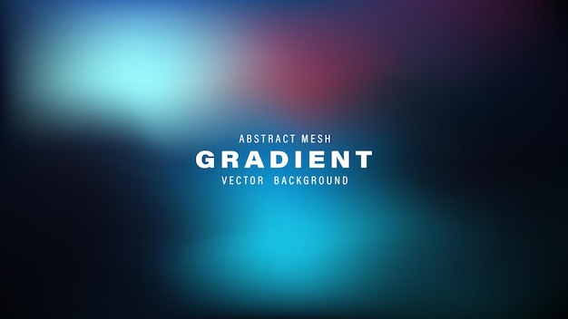 Abstract Mesh Gradient Vector Background Design Template Colors Blue