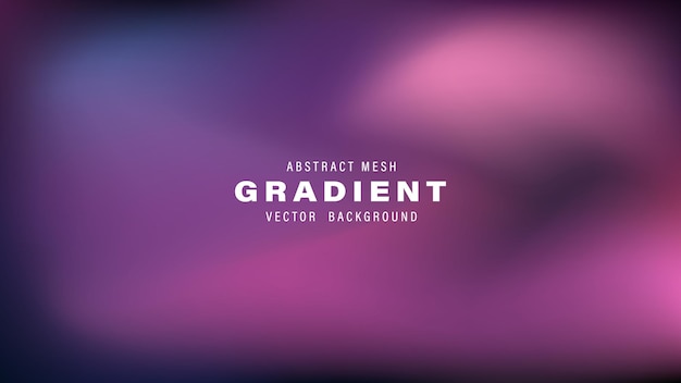 Abstract Mesh Gradient Vector Background Purple Pink and Dark Hues
