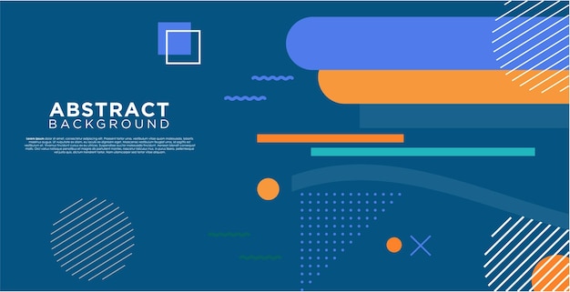 Abstract Minimal Geometric Background with Trendy