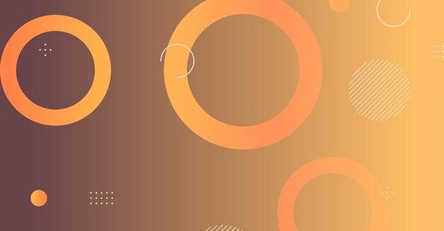 Abstract minimal gradient geometric circle background
