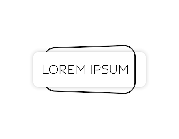 Abstract minimal infographic banner design with sample text