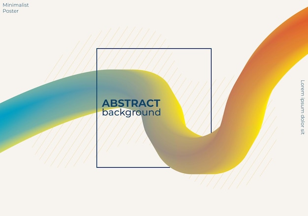 abstract minimalist gradient fluid liquid background template
