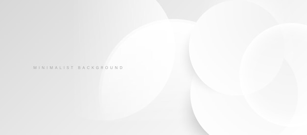 Abstract minimalist white background