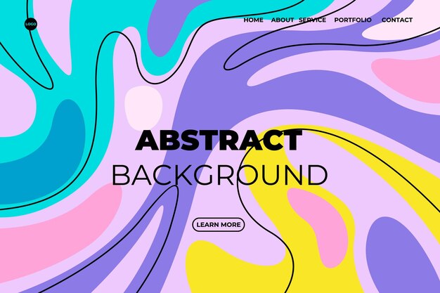 Abstract modern background elements dynamic fluid shapes compositions of colored spots