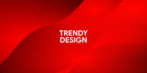 Abstract modern colorful gradient red curve background