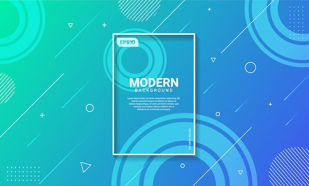 abstract modern colors gradient geometric shape